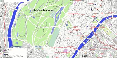 نقشه 16th, arrondissement پاریس