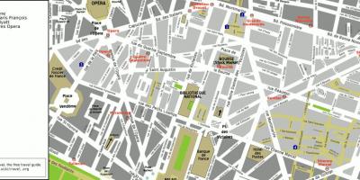 نقشه 2nd, arrondissement پاریس