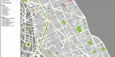 نقشه 11th, arrondissement پاریس