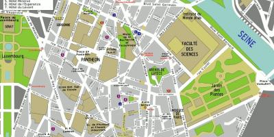 نقشه 5th, arrondissement پاریس