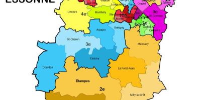 نقشه Essonne