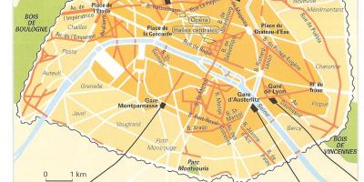 نقشه Haussmann پاریس