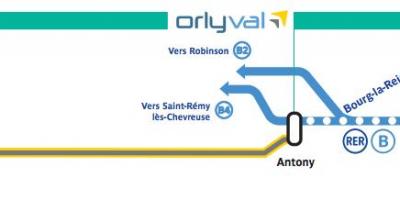 نقشه OrlyVal