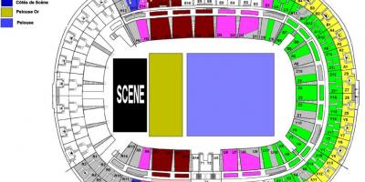 نقشه Stade de France کنسرت