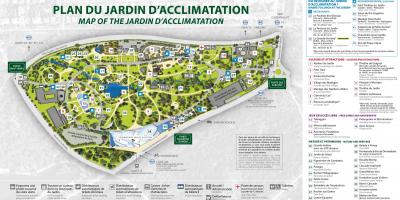 نقشه از Jardin d'Acclimatation