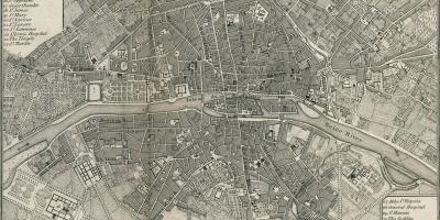 نقشه از پاریس 1800