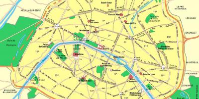نقشه از ایستگاه های پاریس